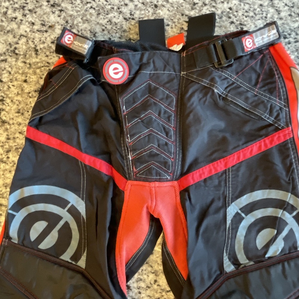 Evil Padded Paintball Pants Red Black Size S #587 - Picture 5 of 14